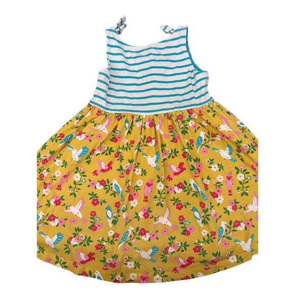 BODEN Girls' Floral Print Tie Shoulder Hotchpotch Mini Dress Size 5-6Y - Picture 4 of 7